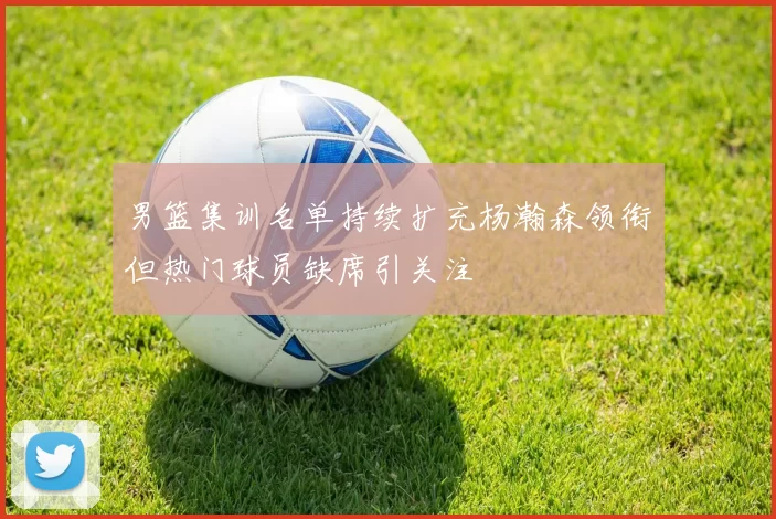 男篮集训名单持续扩充杨瀚森领衔但热门球员缺席引关注